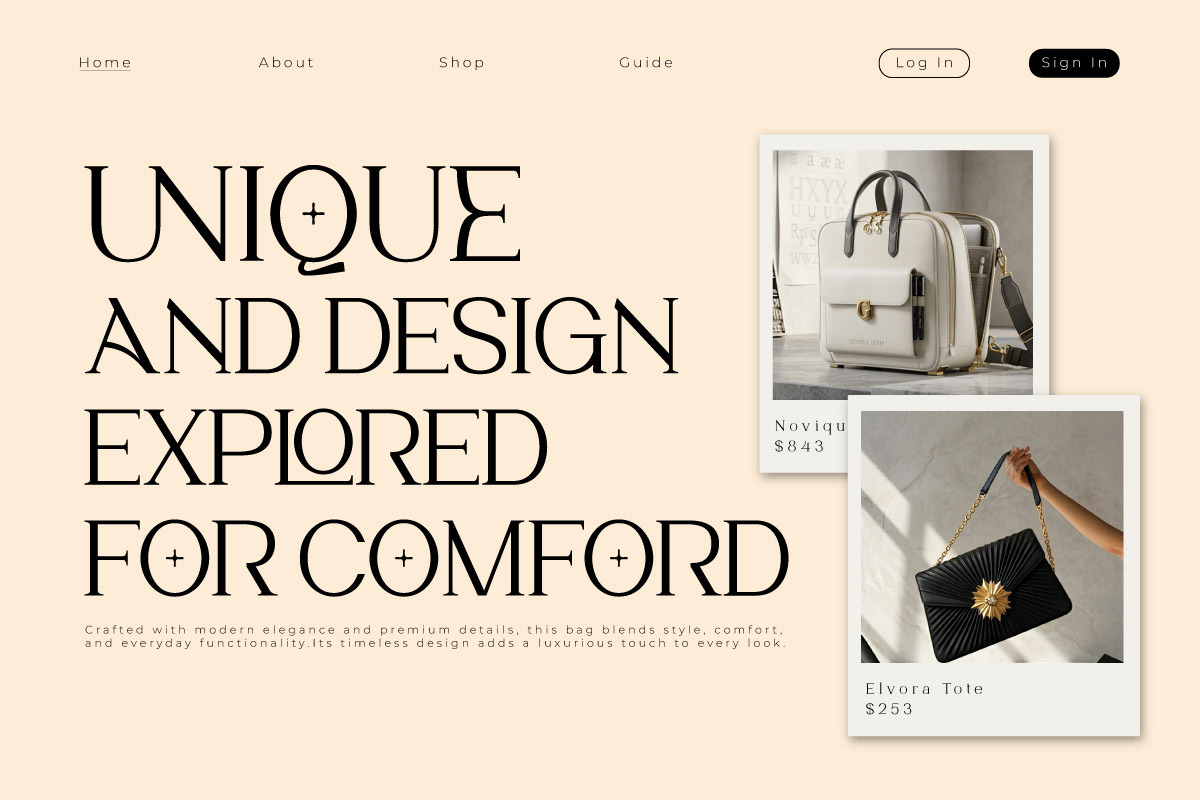 Norriex - Luxury Serif Font, a Serif Font by trabaskriya (Photo 8 of 11)
