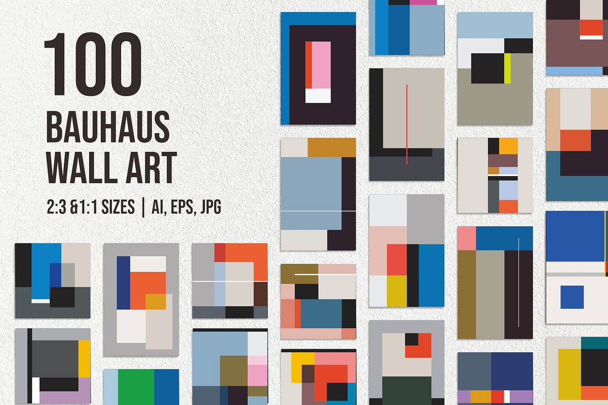 100 Bauhauss Wall Art, a Graphic by Firowerk (Photo 1 of 6)