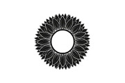 Floral Mandala Circle Frame Bundle, an Illustration by Gaye Art (Thumbnail 44 of 51)