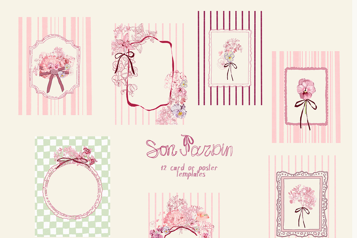 Cottage Core PNG Florals Bundle, a Decorative Illustration by whiteheartdesign (Photo 20 of 48)