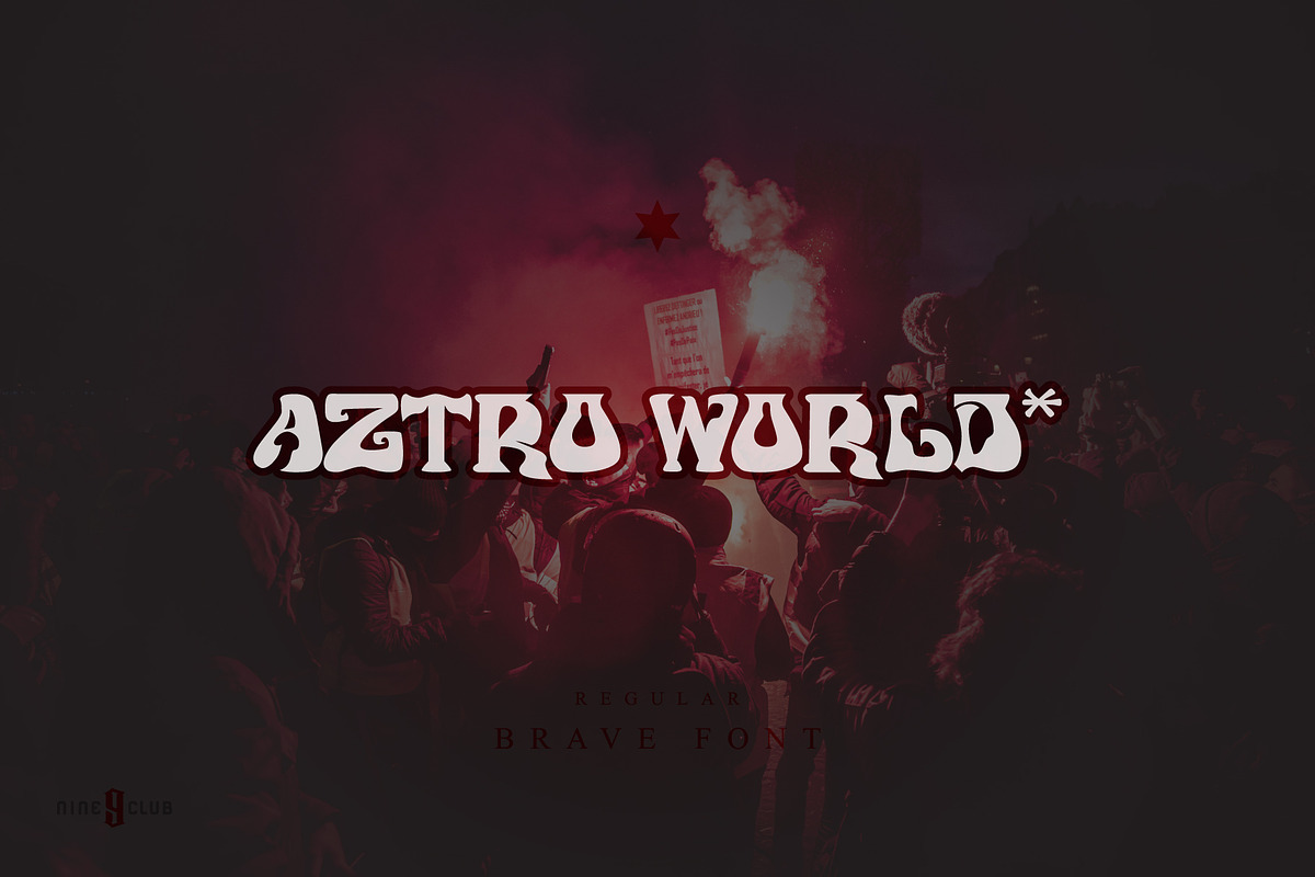 Aztro World | Fancy Font