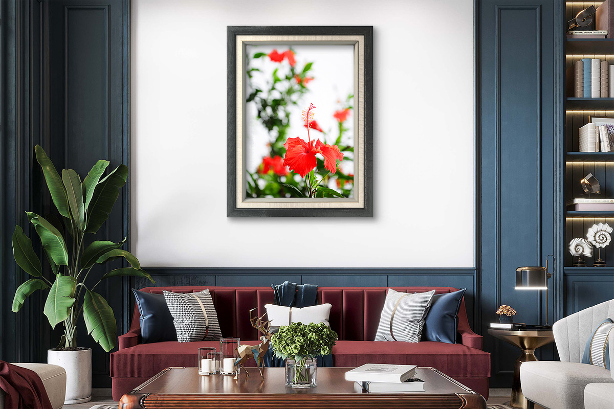 Red Floral Decor - Hibiscus Wall Art, a Nature Photo by VietArtworks (Photo 3 of 6)