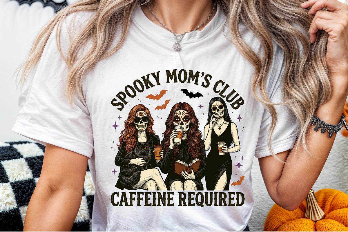 Spooky Skeleton,Coffee Love, a Work Illustration by Sublimation Artist (Photo 6 of 9)