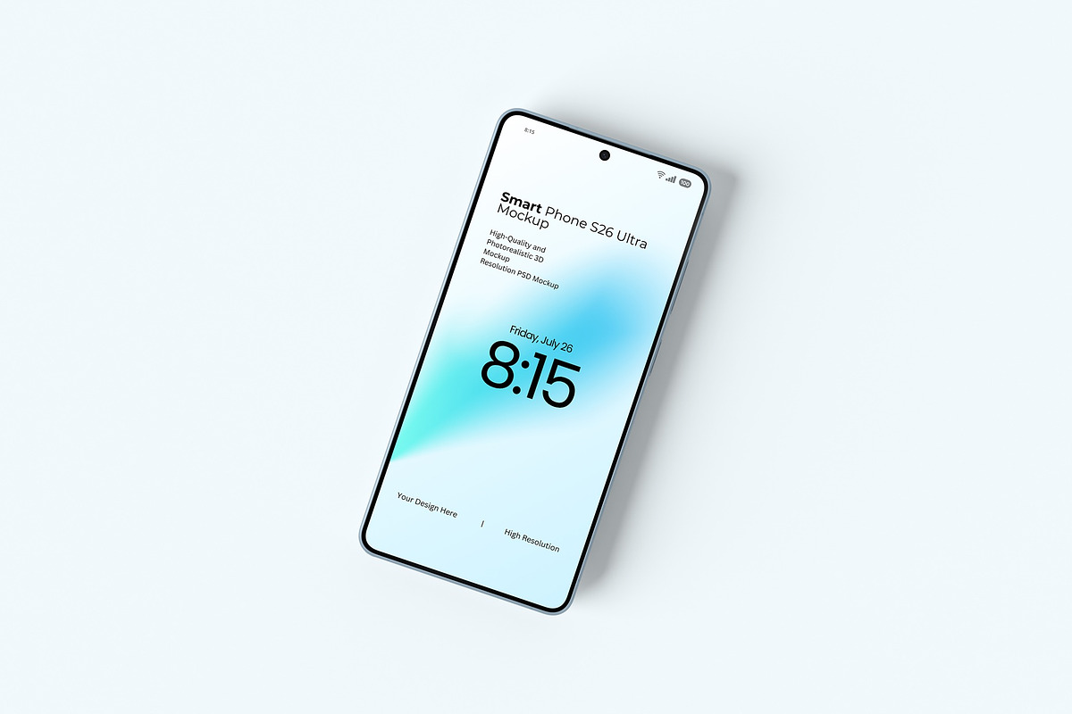Samsung S26 Ultra Mockup Set 1, an Android Mockup by DSNA Mockup (Photo 5 of 8)