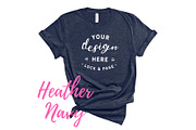 Bella Canvas TShirt Mockups On White, a Shirt Mockup by lock and page (Thumbnail 31 of 92)