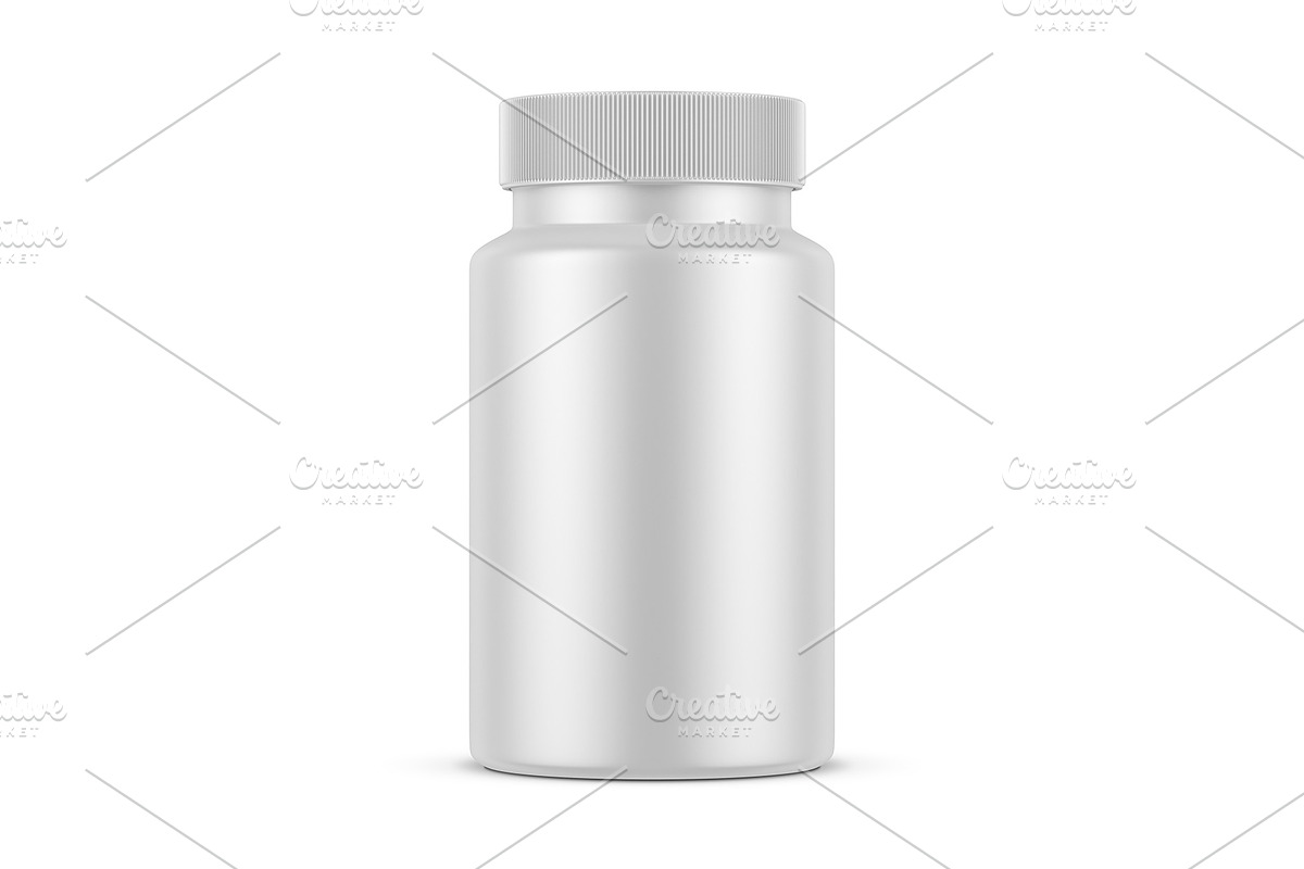 Pills Bottle Jar PSD Mockup, a Cups & Container Mockup by GreatFruit (Photo 2 of 6)