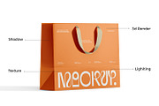 Euro Paper Tote Shopping Bag Mockup, a Packaging Mockup by RamStudio2 (Thumbnail 8 of 16)