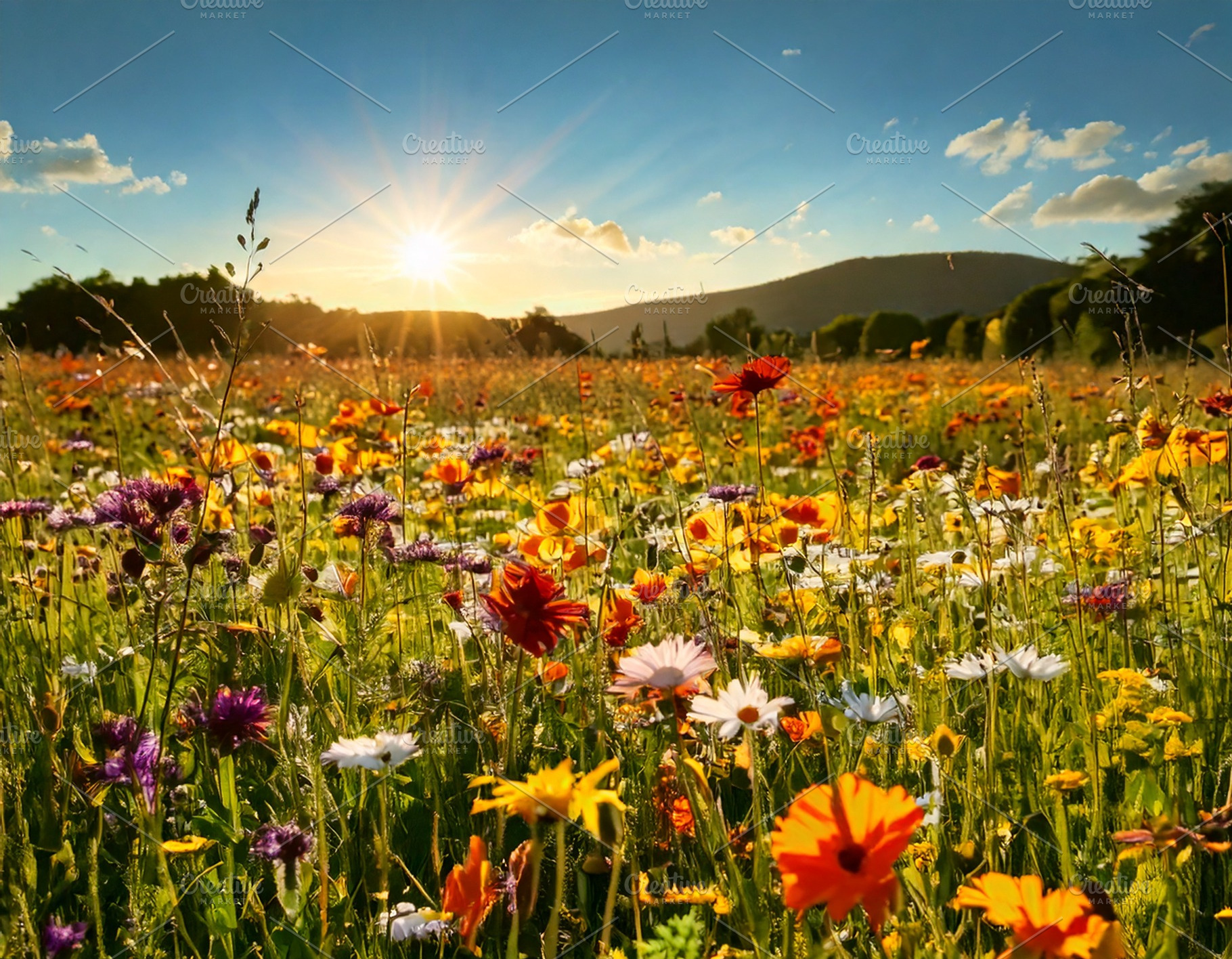 Wildflowers, a Nature Photo by Prince Cyber Graphics