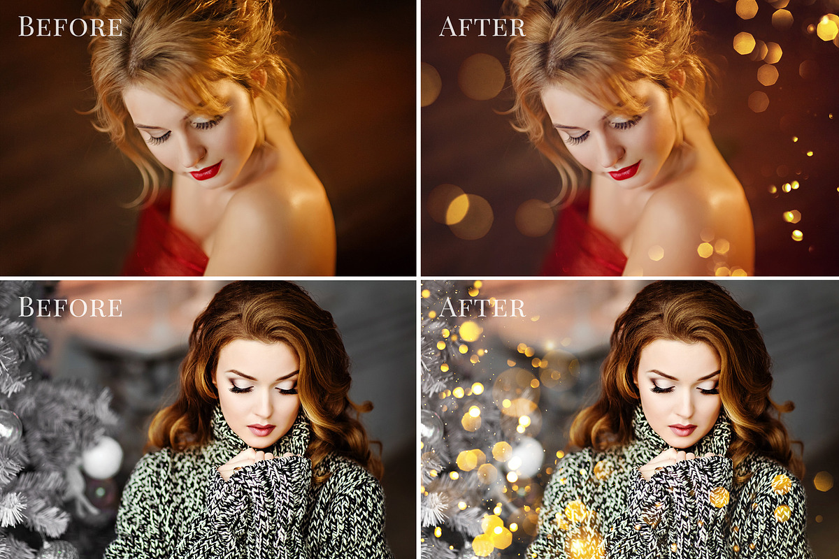 Christmas Sparkle photo overlays, a Layer Style Add-On by BrownLeopard (Photo 4 of 5)
