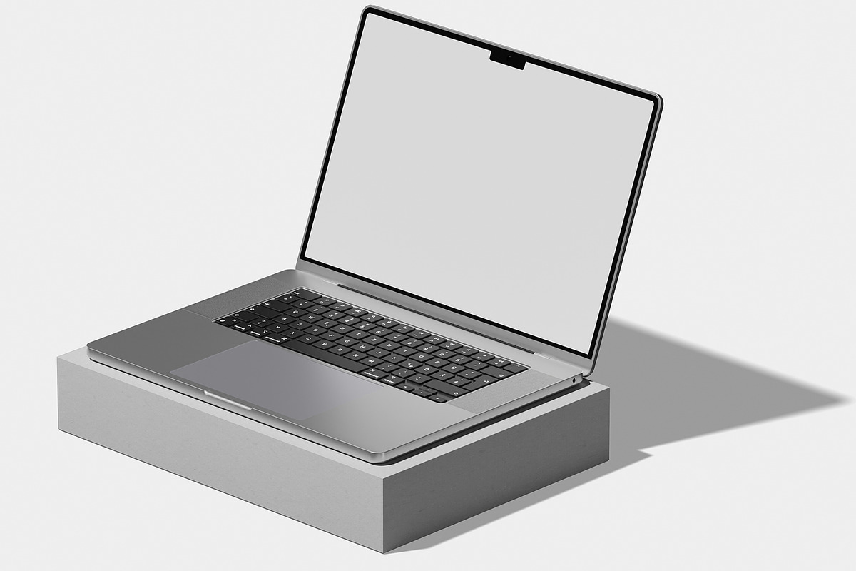 Laptop Mockup, a Wearable Device Mockup by Permadi Creative (Photo 3 of 5)