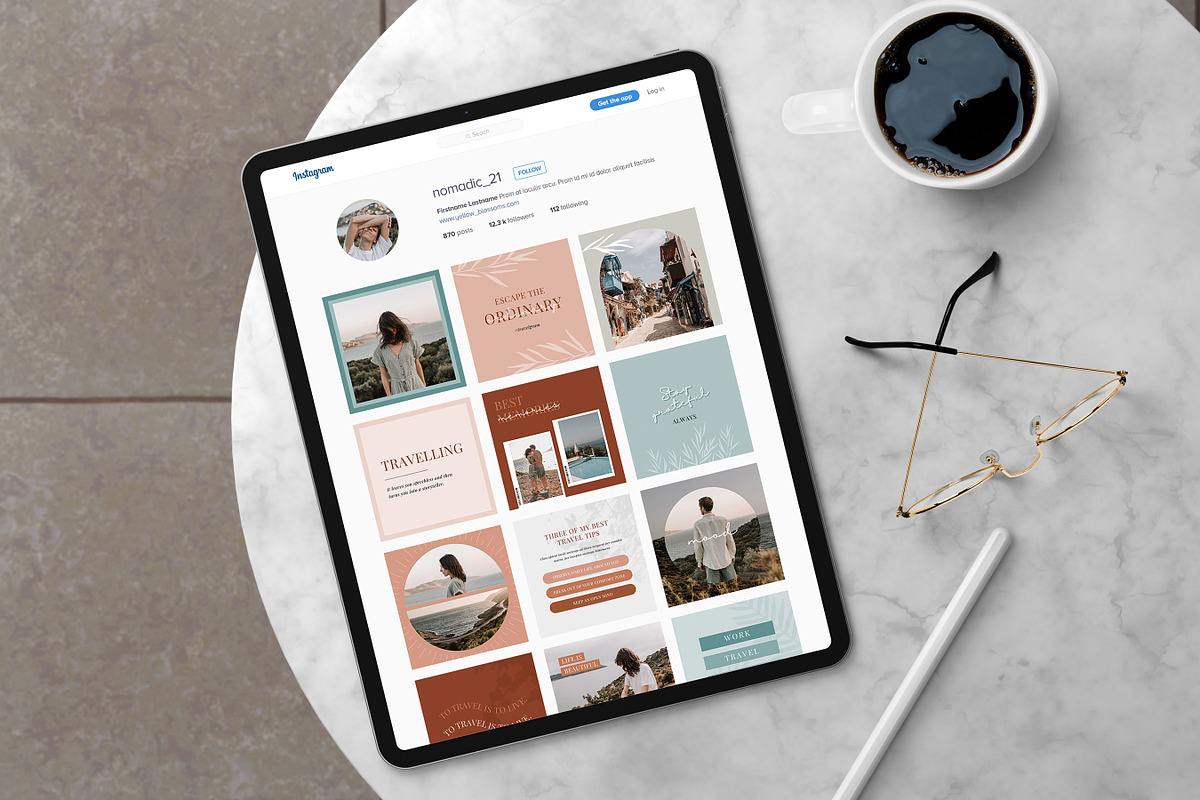 Instagram Template Bundle in CANVA, a Social Media Template by RWstudio (Photo 8 of 8)