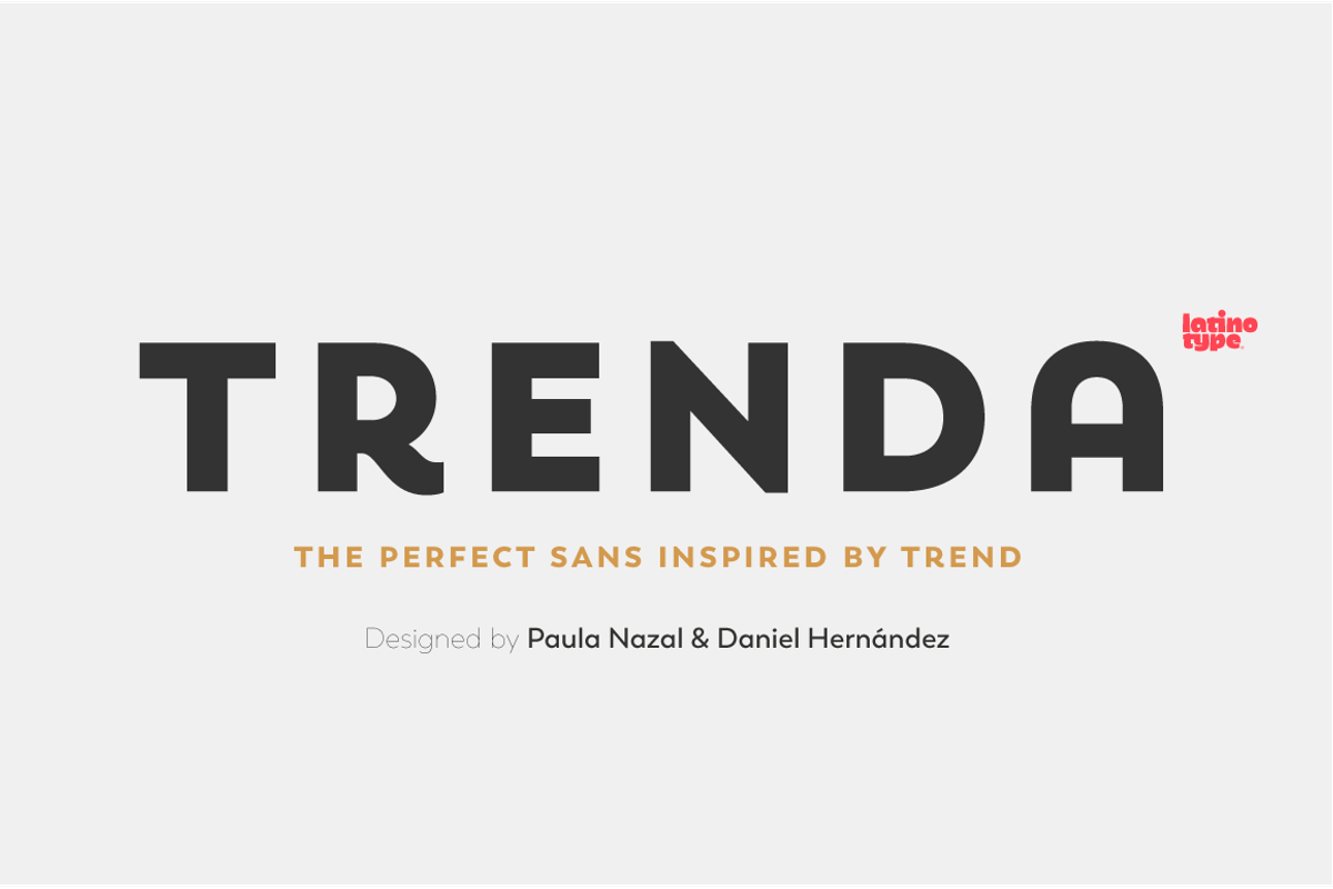 Trenda, a Sans Serif Font by Latinotype (Photo 1 of 15)