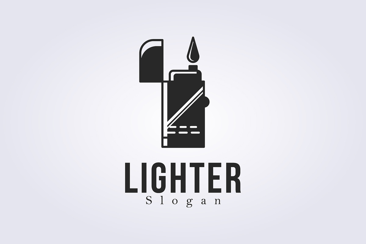 match lighter logo design, a Branding & Logo Template by Lodzrov