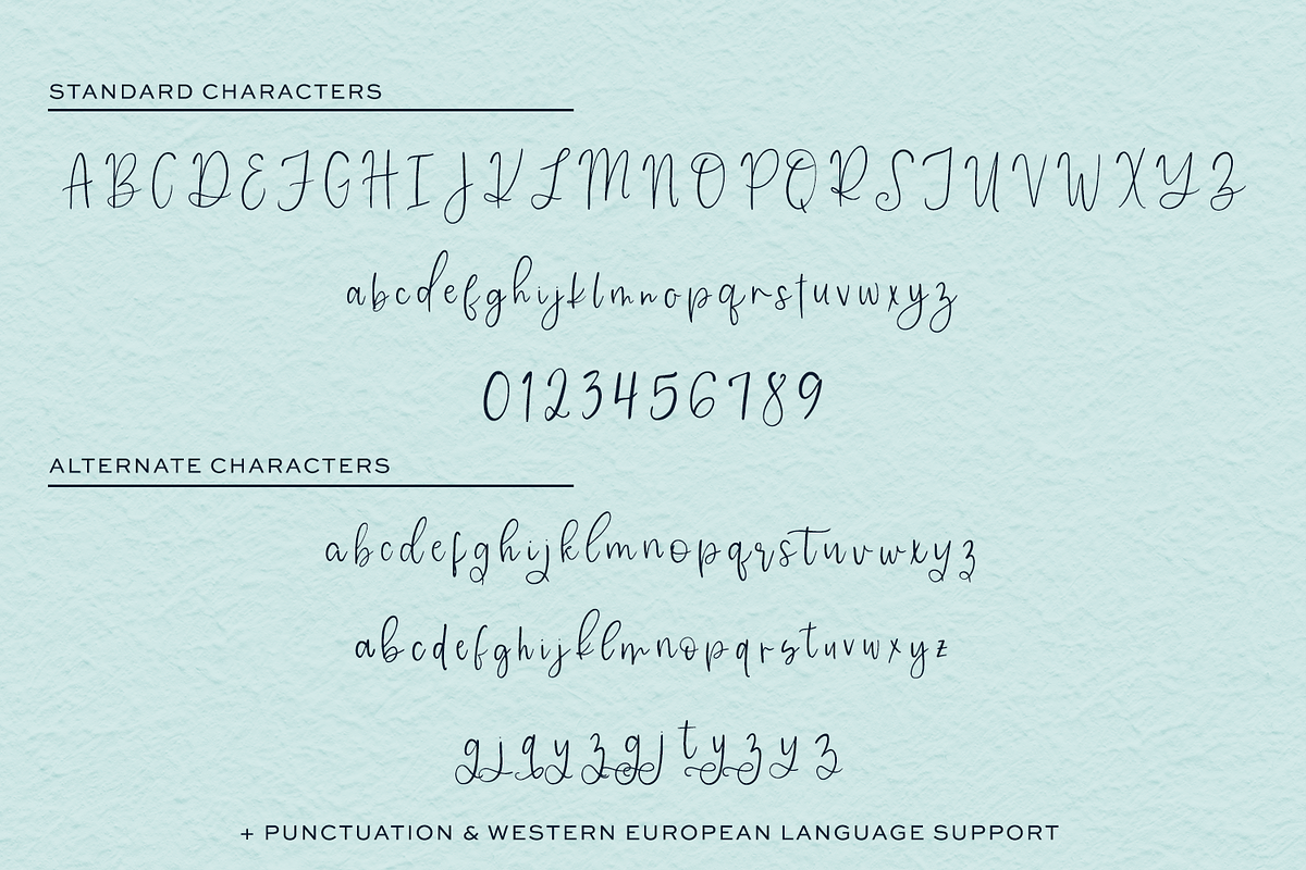 Catalunya Script, a Script Font by Beck McCormick (Photo 10 of 10)