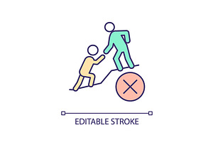 Do not solve someone else problems, an Outline Icon by IMG Visuals
