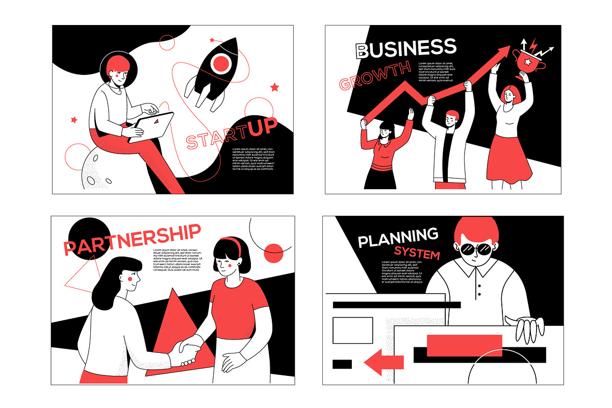 Lines & Shapes Illustrations, an iPhone Mockup by Boyko Pictures (Photo 9 of 12)