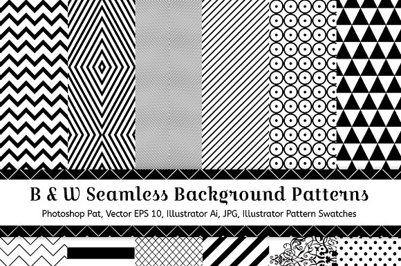 12 Geometric Seamless Patterns preview 5