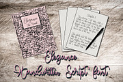 Elegance Handwritten Font, a Script Font by Kimber Shook (Thumbnail 1 of 6)