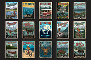 45 Retro Camping posters, a Brochure Template by DGIM studio (Thumbnail 2 of 6)