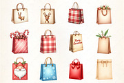 Holiday Shopping Bag Clipart, an Illustration by CrexoraLab (Thumbnail 3 of 5)