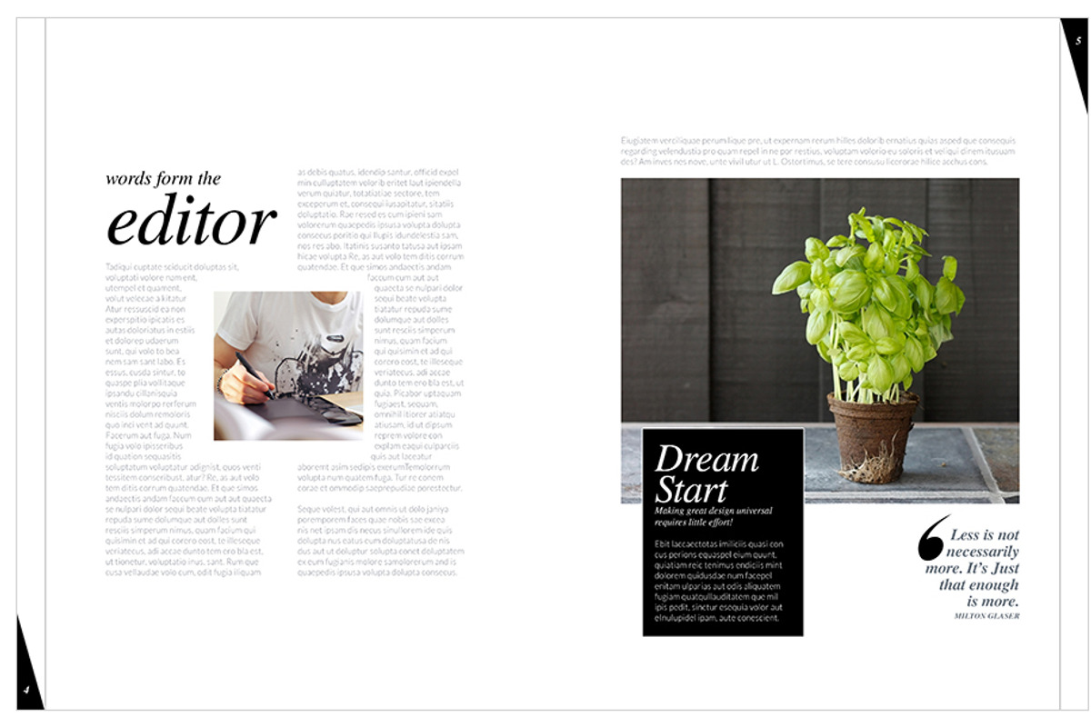Magazine Template InDesign 12, a Magazine Template by Love Graphic Design (Photo 11 of 20)