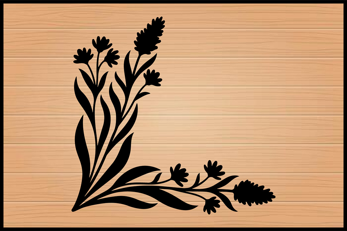 25 Floral Silhouette Puzzle Bundle, a Decorative Illustration by Artivon (Photo 2 of 4)