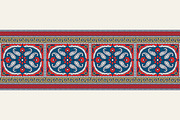 Blue Indian Block Print: Border Vol2, a Pattern Graphic by StabuLaRasa illustration (Thumbnail 10 of 13)