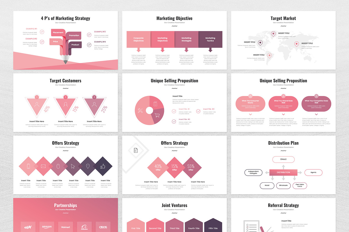 Digital Marketing Plan PowerPoint, a Presentation Template by White Graphic (Photo 7 of 9)