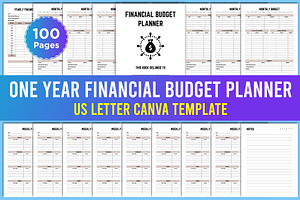 One Year Financial Budget Planner