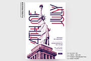 4th of July Flyer / Poster, a Flyer Template by Mariux (Thumbnail 2 of 2)