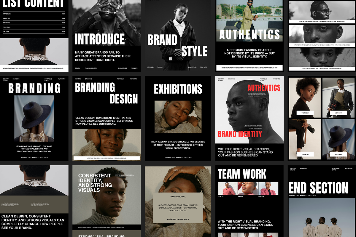 Brand Portfolio Social Media Bundles, a Social Media Template by Creatorism (Photo 7 of 8)