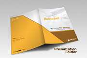 Presentation Folder, a Stationery Template by artisanHR (Thumbnail 1 of 6)