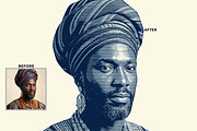 Banknote Engraving FX Ps Action, an Action Add-On by Studio Retouch (Thumbnail 7 of 12)