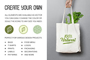 Fruits & Vegetables + Badges, an Outline Icon by Uniko Studio (Thumbnail 5 of 12)