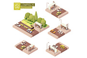 Isometric city map elements, an Object Graphic by tele52 (Thumbnail 26 of 72)