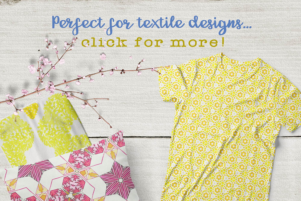 Handcrafted Vintage Patterns, a Pattern Graphic by Sinziana Romanescu (Photo 4 of 4)