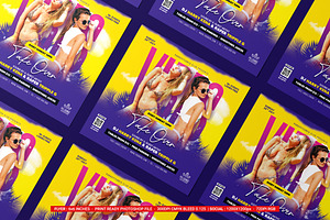 Night Club Flyer, a Flyer Template by iDoodle Studio