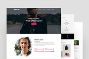 Portfolio Landing Page Template, a Landing Page Template by nandinigraphics (Thumbnail 2 of 3)