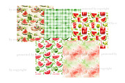 Watermelon Papers | Summer Pattern, a Pattern Graphic by GlamArtZhanna (Thumbnail 3 of 4)