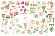 Everyone loves ice cream!, an Animal Illustration by Love Watercolor Store (Thumbnail 4 of 11)