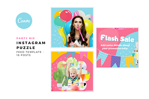 Party Biz Canva Instagram Puzzle