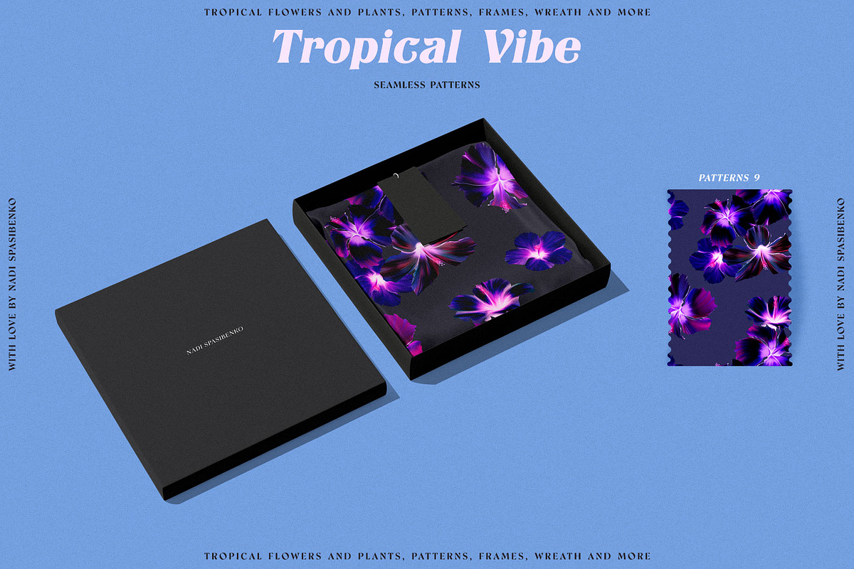 Floral Tropical Vibe, a Wallpaper Graphic by nadispasibenko (Photo 20 of 21)