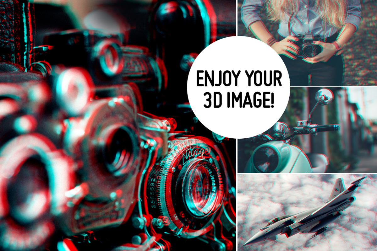 Quick 3D Anaglyph Effect, a Layer Style Add-On by Evlogiev Studio (Photo 4 of 4)