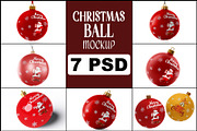 Christmas Ball Mockup, a Mockup by mockupbuys (Thumbnail 1 of 16)
