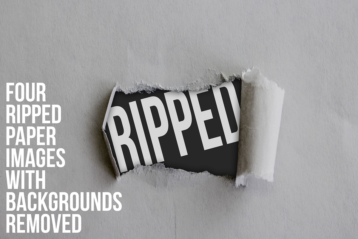 Ripped Paper Bundle, a Templates & Theme by Will Milne Photography (Photo 1 of 4)