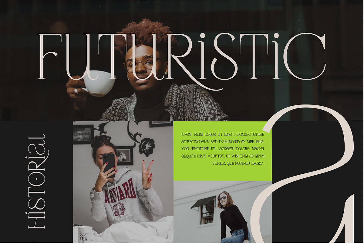 Rotterburg Stylish Display Font, a Serif Font by Typetemp Studio (Photo 7 of 20)