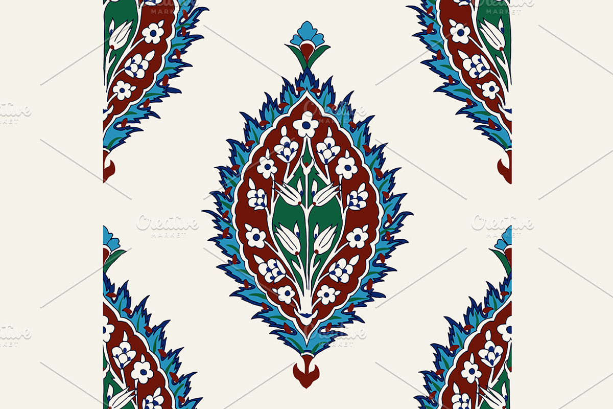 Vector Iznik Collection, a Decorative Illustration by StabuLaRasa illustration (Photo 5 of 7)