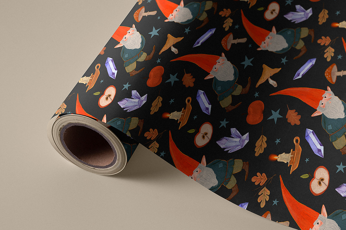 Magic Season Elements and Patterns, a Seasonal Illustration by Kokoshka (Photo 5 of 15)