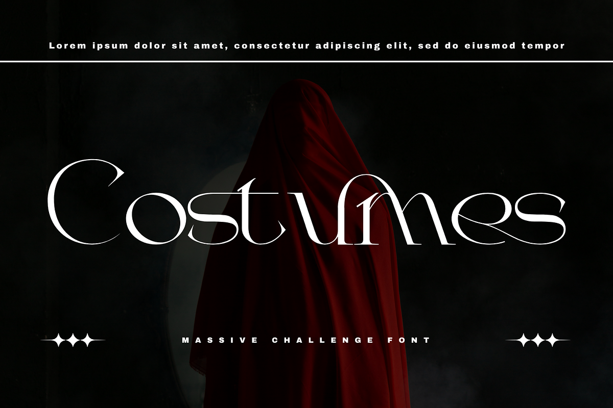 Massive Challenge - Fashion Font, a Serif Font by 177Studio (Photo 4 of 8)