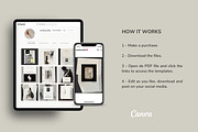 Aesthetic Paper Mockup IG templates, a Social Media Template by Studio Suvelle (Thumbnail 9 of 9)